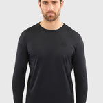 Harcour Bluveo Mens Long Sleeve Crew Neck Exercise Shirt - Equiluxe Tack