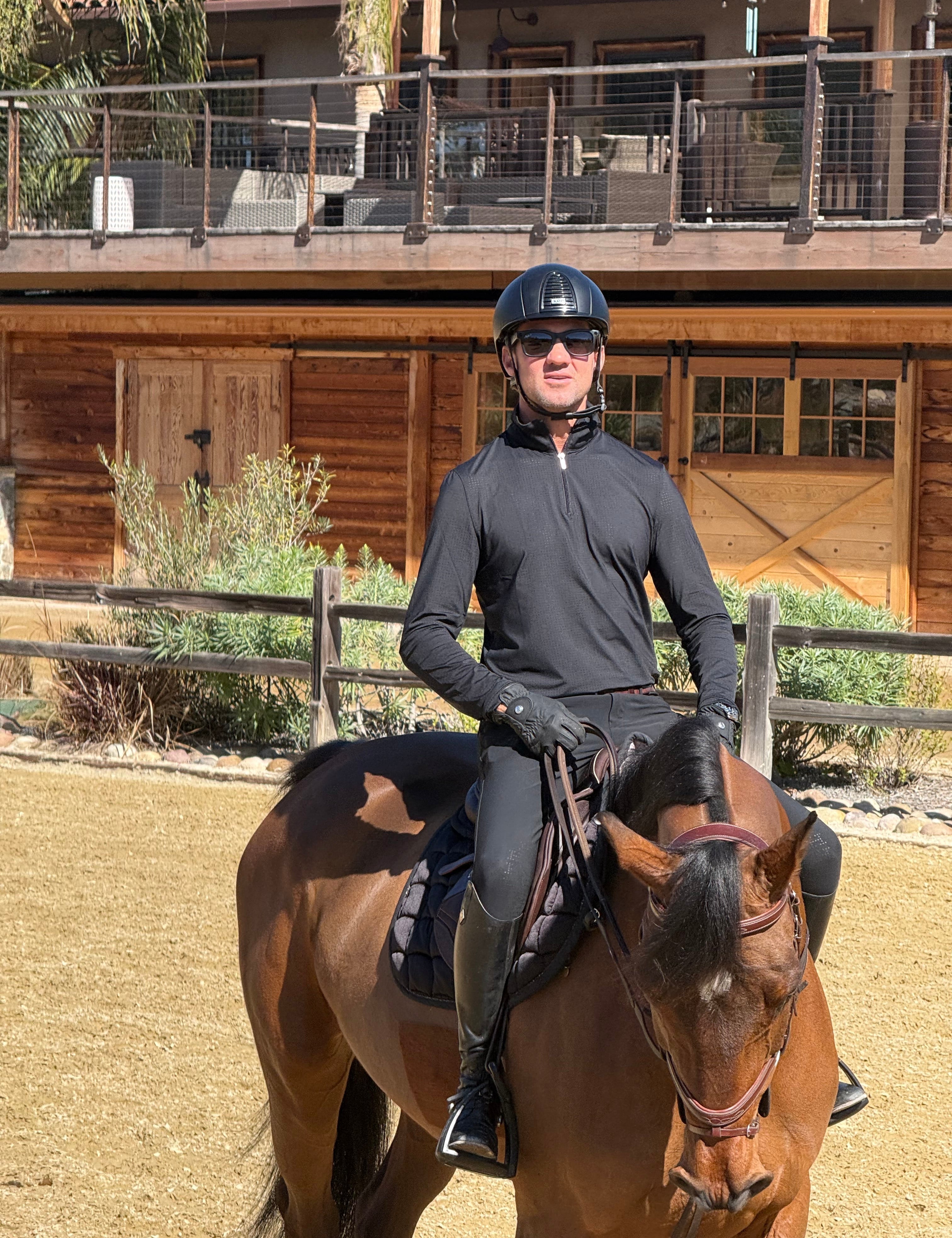 Harcour Breezi Men's Perforated long Sleeve Training Shirt - Equiluxe Tack
