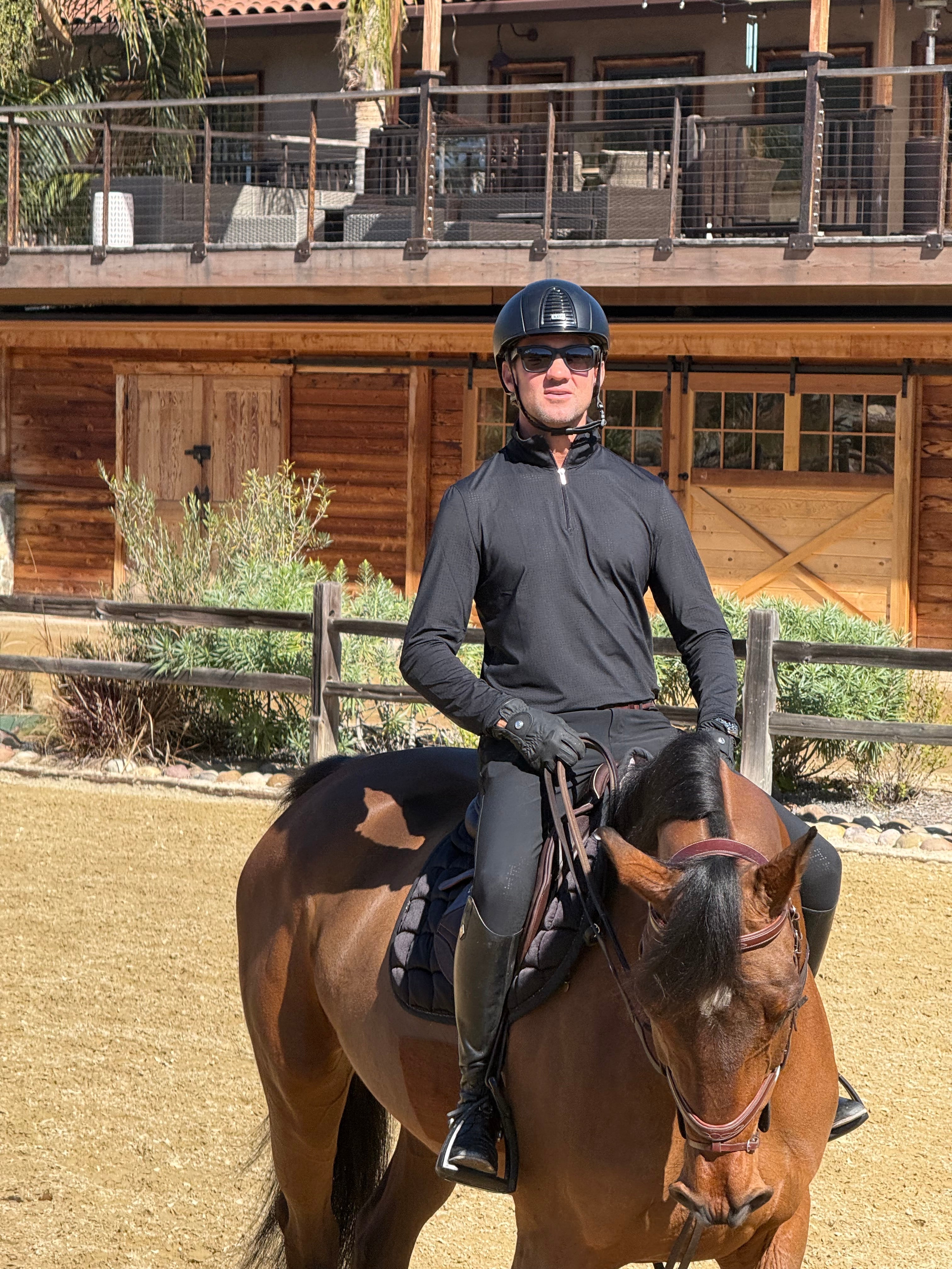 Harcour Breezi Men's Perforated long Sleeve Training Shirt - Equiluxe Tack
