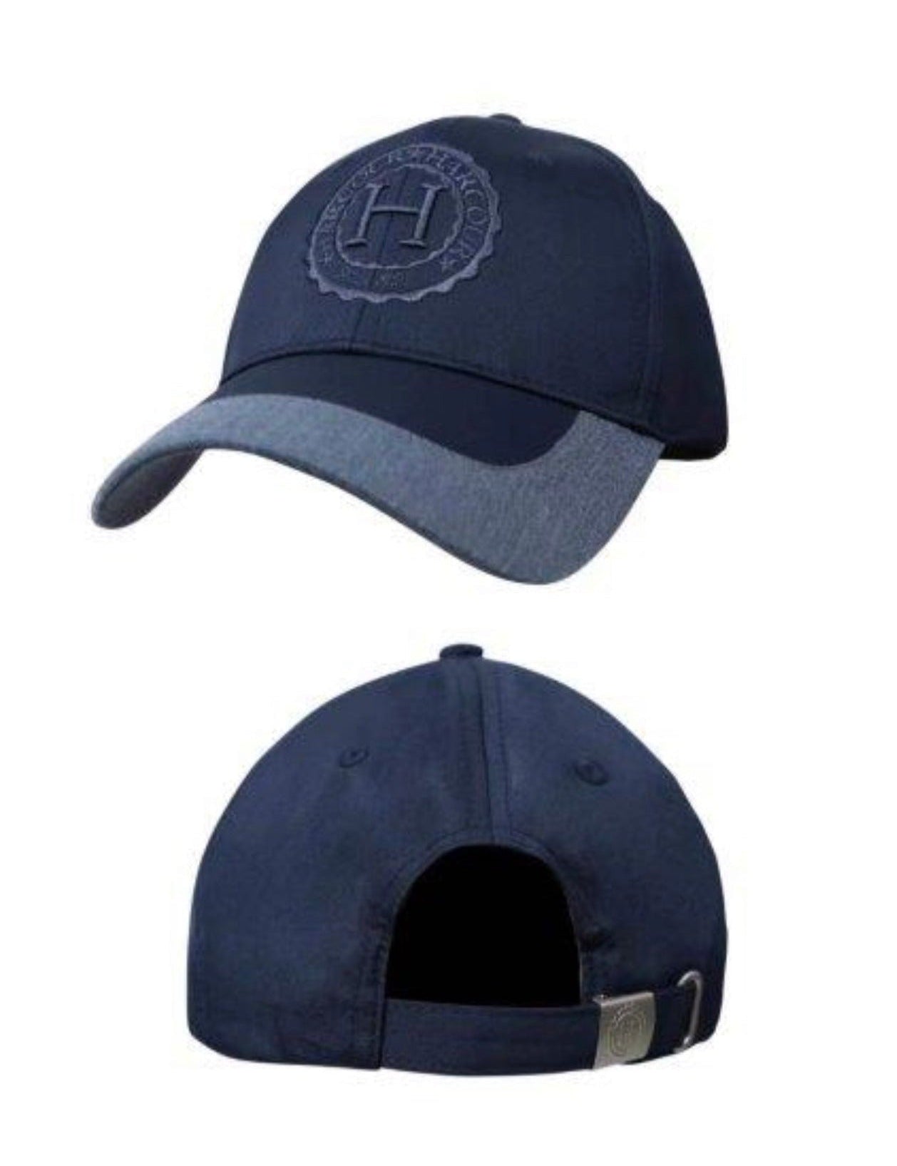 Harcour Capari Sports Cap in Denim & Navy - Harcour USA - Equiluxe Tack