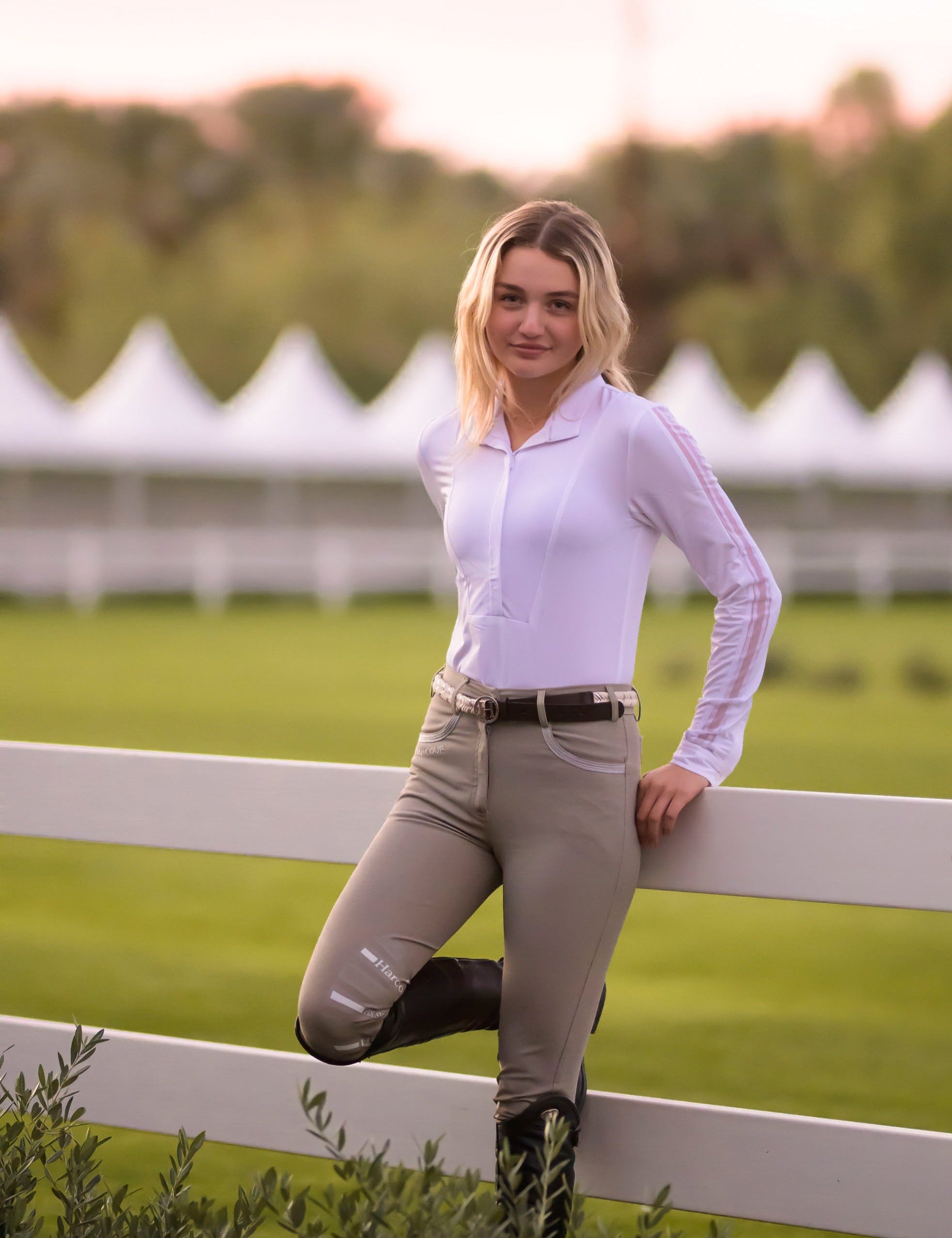 Harcour Cassi Womens Long Sleeve Competition Shirt - Harcour USA - Equiluxe Tack