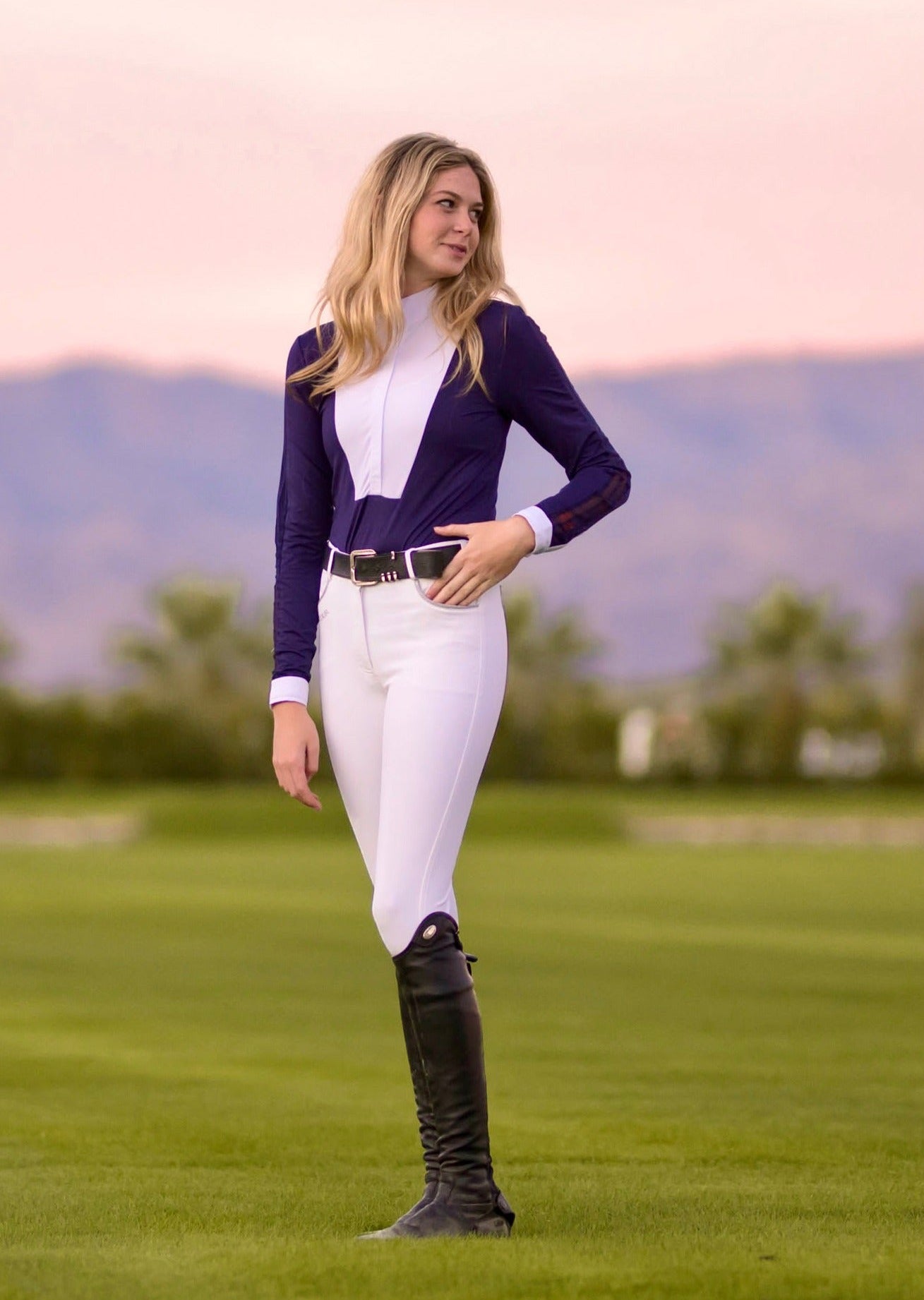 Harcour Cassi Womens Long Sleeve Competition Shirt - Harcour USA - Equiluxe Tack