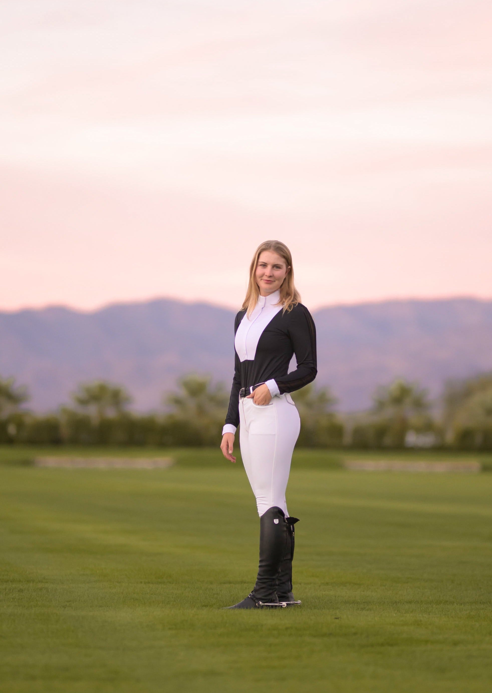 Harcour Cassi Womens Long Sleeve Competition Shirt - Harcour USA - Equiluxe Tack
