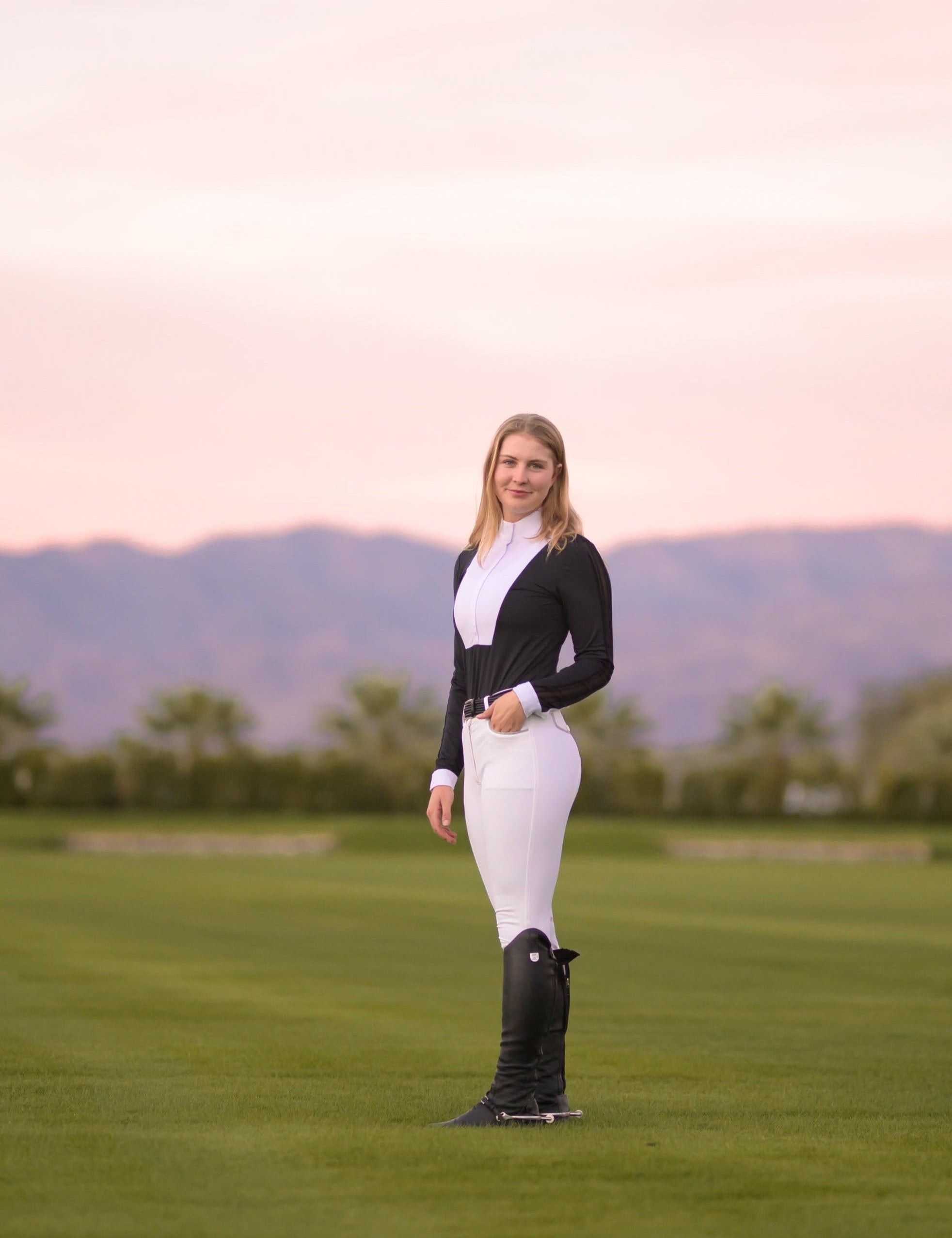 Harcour Cassi Womens Long Sleeve Competition Shirt - Harcour USA - Equiluxe Tack