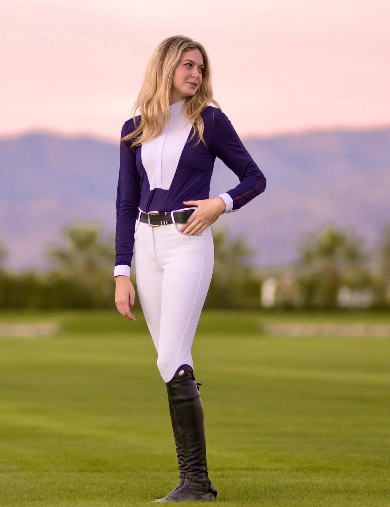 Harcour Cassi Womens Long Sleeve Competition Shirt - Harcour USA - Equiluxe Tack