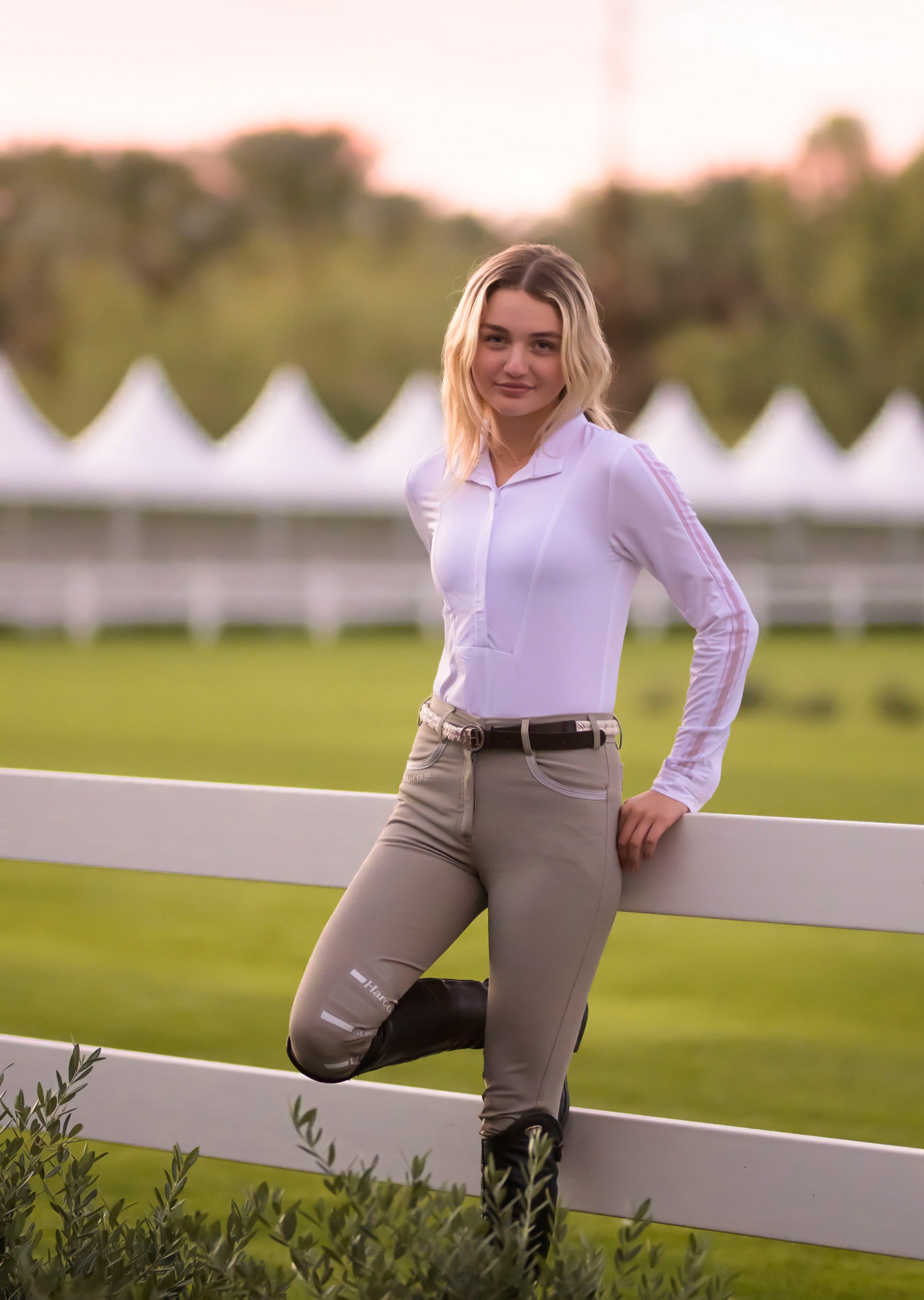Harcour Cassi Womens Long Sleeve Competition Shirt - Harcour USA - Equiluxe Tack