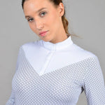 Harcour Cognac Womens Long Sleeve Competition Shirt - Harcour USA - Equiluxe Tack