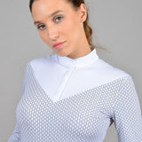 Harcour Cognac Womens Long Sleeve Competition Shirt - Harcour USA - Equiluxe Tack