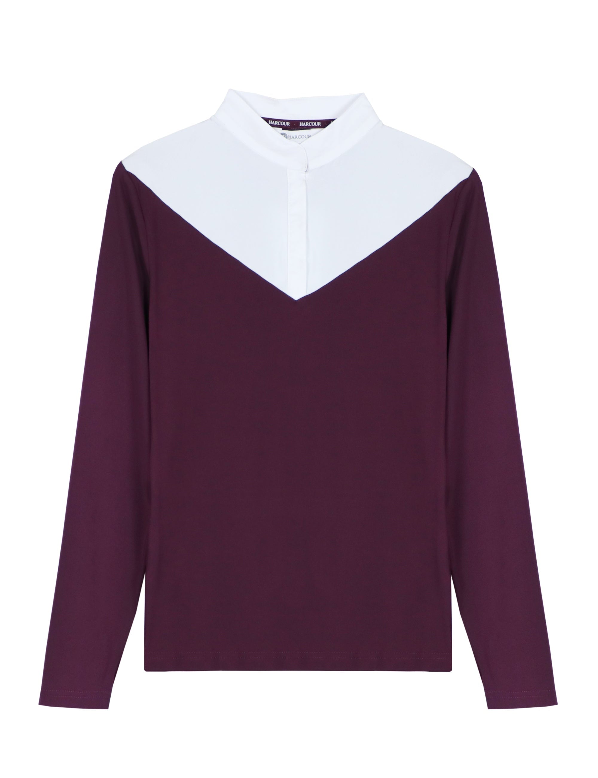 Harcour Cognac Womens Long Sleeve Competition Shirt - Harcour USA - Equiluxe Tack