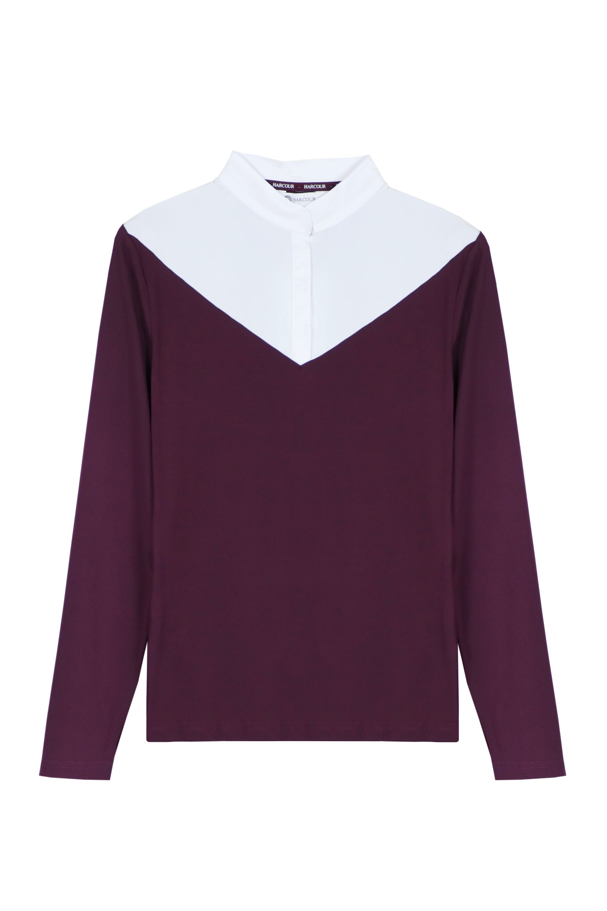 Harcour Cognac Womens Long Sleeve Competition Shirt - Harcour USA - Equiluxe Tack