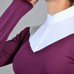 Harcour Cognac Womens Long Sleeve Competition Shirt - Harcour USA - Equiluxe Tack