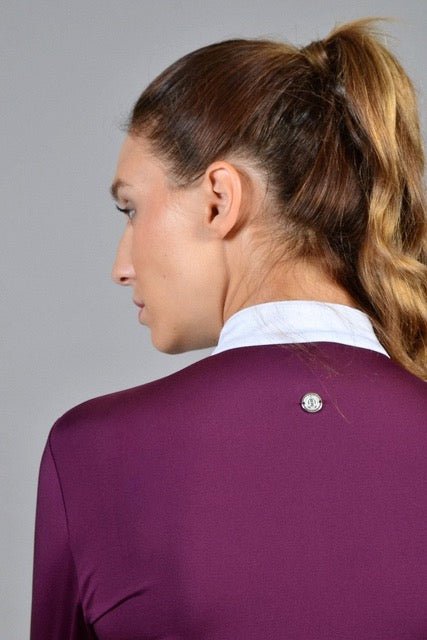 Harcour Cognac Womens Long Sleeve Competition Shirt - Harcour USA - Equiluxe Tack