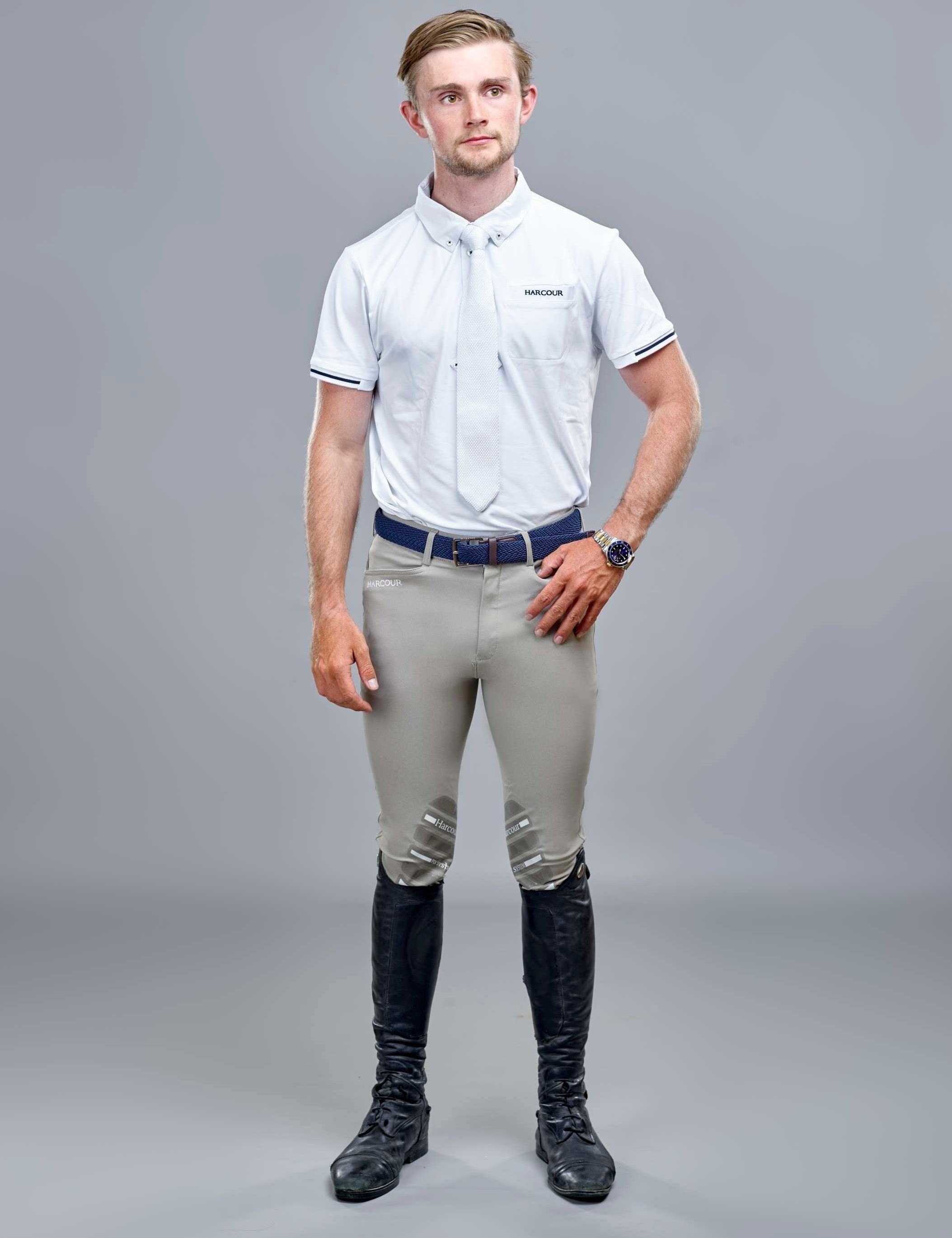 Harcour Crystallo Mens Competition Polo - Harcour USA - Equiluxe Tack