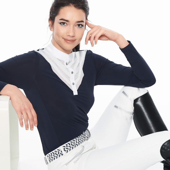 Harcour 'Dancing' Womens Long Sleeve Competition Shirt - Harcour USA - Equiluxe Tack