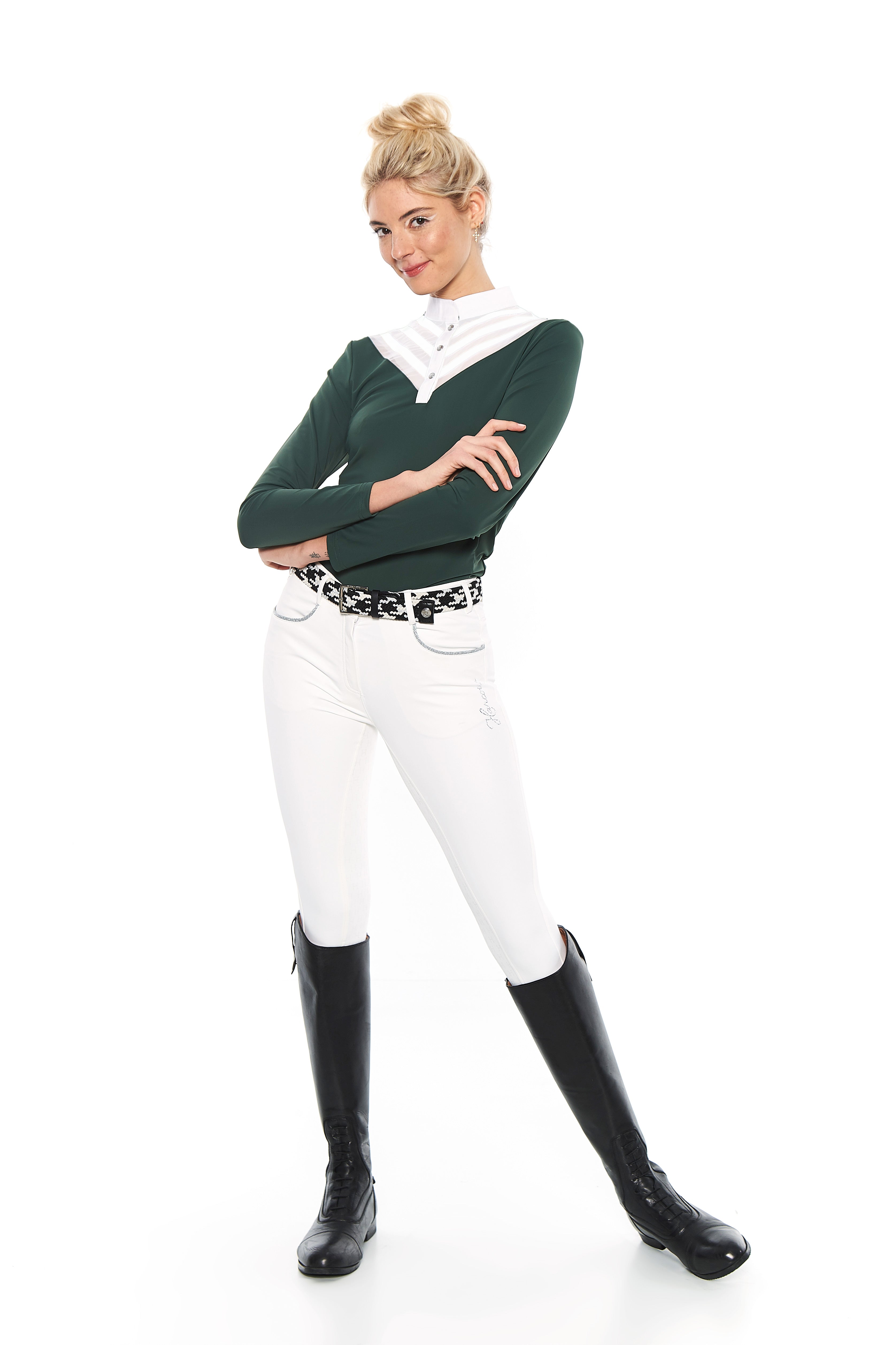 Harcour 'Dancing' Womens Long Sleeve Competition Shirt - Harcour USA - Equiluxe Tack