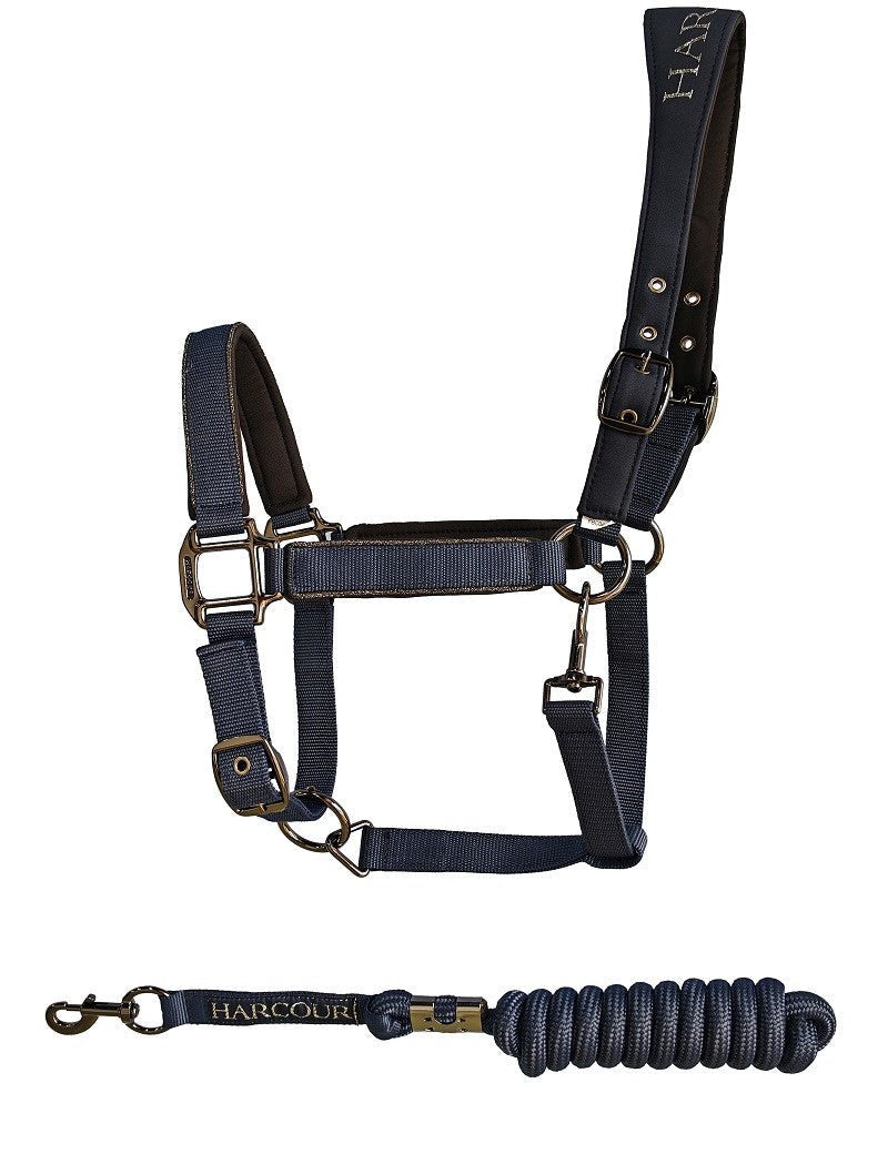 Harcour Hansey Horse Halter with Lead Rope - Harcour USA - Equiluxe Tack
