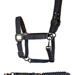 Harcour Hansey Horse Halter with Lead Rope - Harcour USA - Equiluxe Tack
