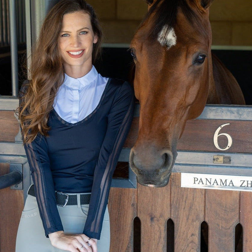 Harcour Lizzy Womens Long - Sleeve Competition Shirt - Harcour USA - Equiluxe Tack