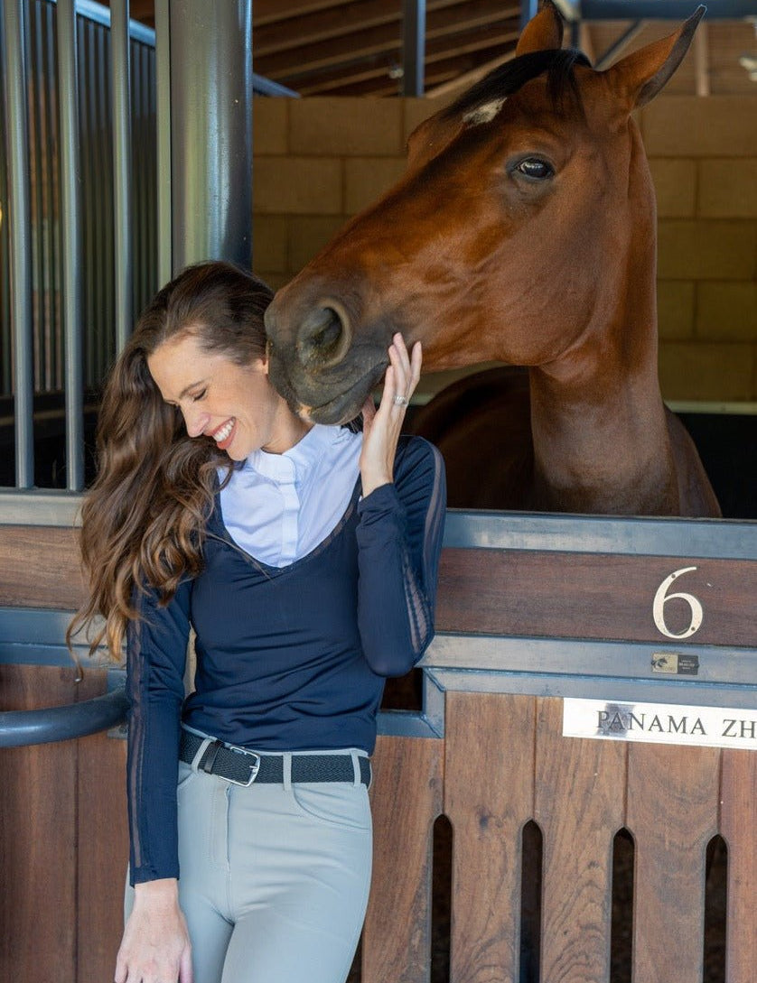 Harcour Lizzy Womens Long - Sleeve Competition Shirt - Harcour USA - Equiluxe Tack