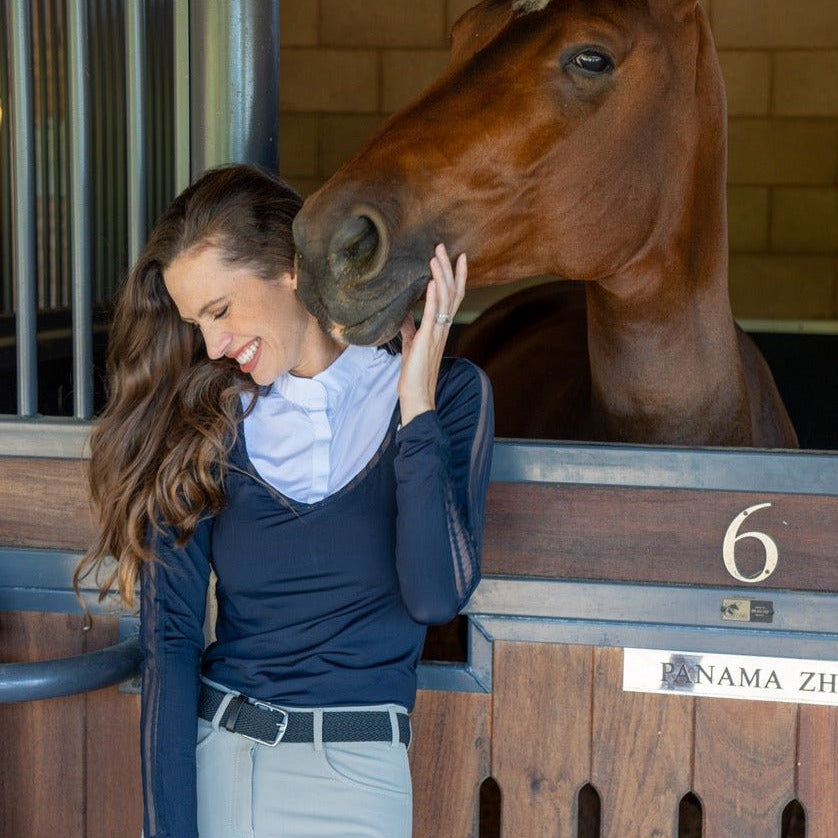 Harcour Lizzy Womens Long - Sleeve Competition Shirt - Harcour USA - Equiluxe Tack