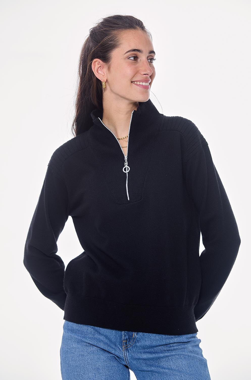 Harcour Pachana Front Zip Sweater - Harcour USA - Equiluxe Tack