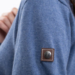 Harcour Parmo Pullover 1/4 Zip Sweater - Evergreen & Linen - Harcour USA - Equiluxe Tack