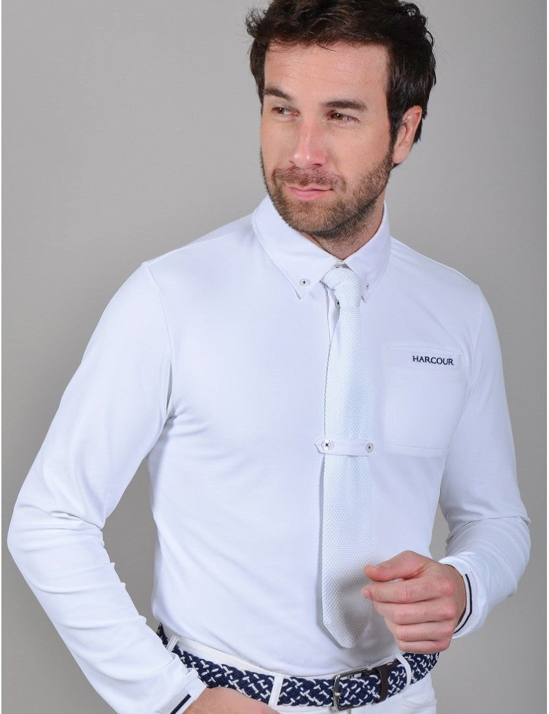 Harcour Piano Mens long sleeve polo - Harcour USA - Equiluxe Tack