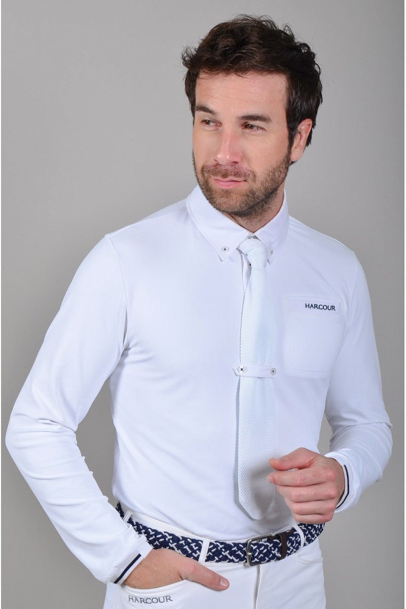 Harcour Piano Mens long sleeve polo - Harcour USA - Equiluxe Tack