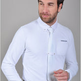 Harcour Piano Mens long sleeve polo - Harcour USA - Equiluxe Tack