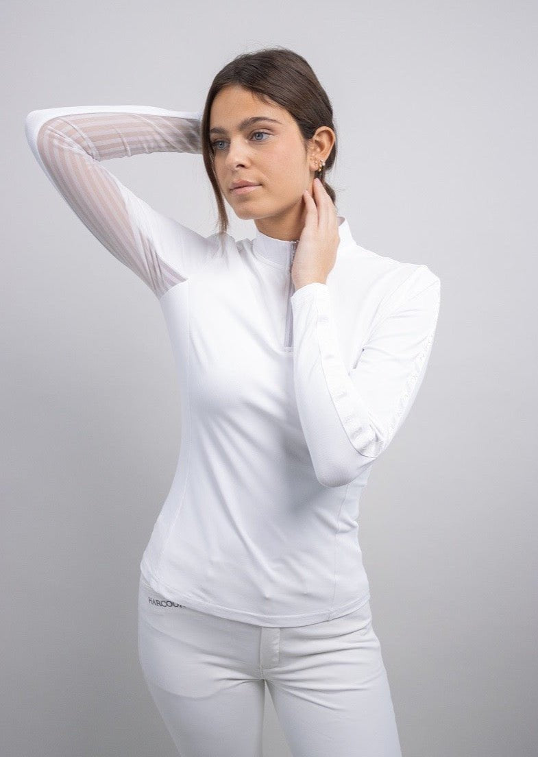 Harcour Poris - Womens 1/4 Zip Long Sleeve Technical Shirt - Harcour USA - Equiluxe Tack