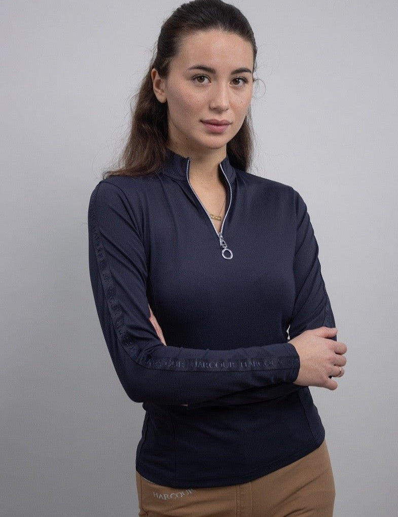 Harcour Poris - Womens 1/4 Zip Long Sleeve Technical Shirt - Harcour USA - Equiluxe Tack