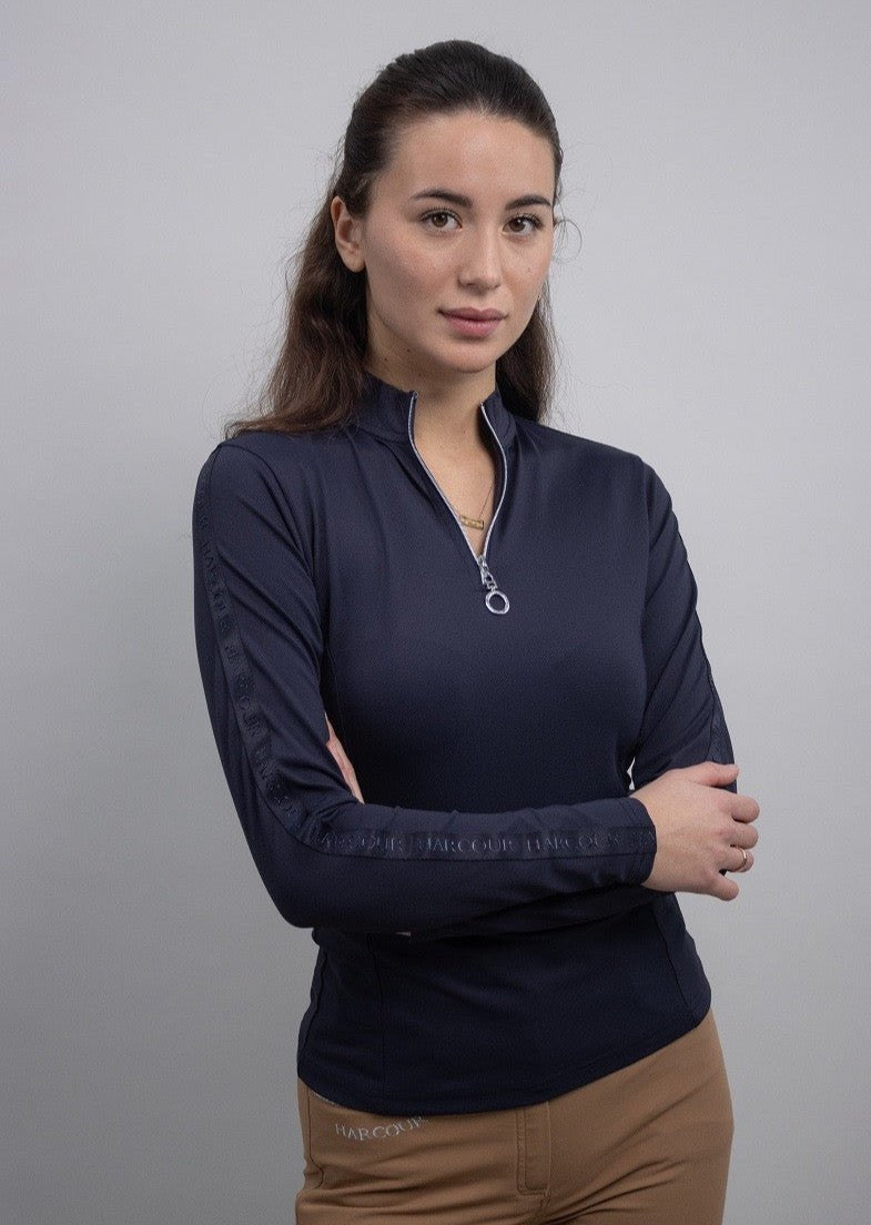 Harcour Poris - Womens 1/4 Zip Long Sleeve Technical Shirt - Harcour USA - Equiluxe Tack