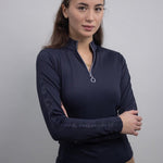 Harcour Poris - Womens 1/4 Zip Long Sleeve Technical Shirt - Harcour USA - Equiluxe Tack