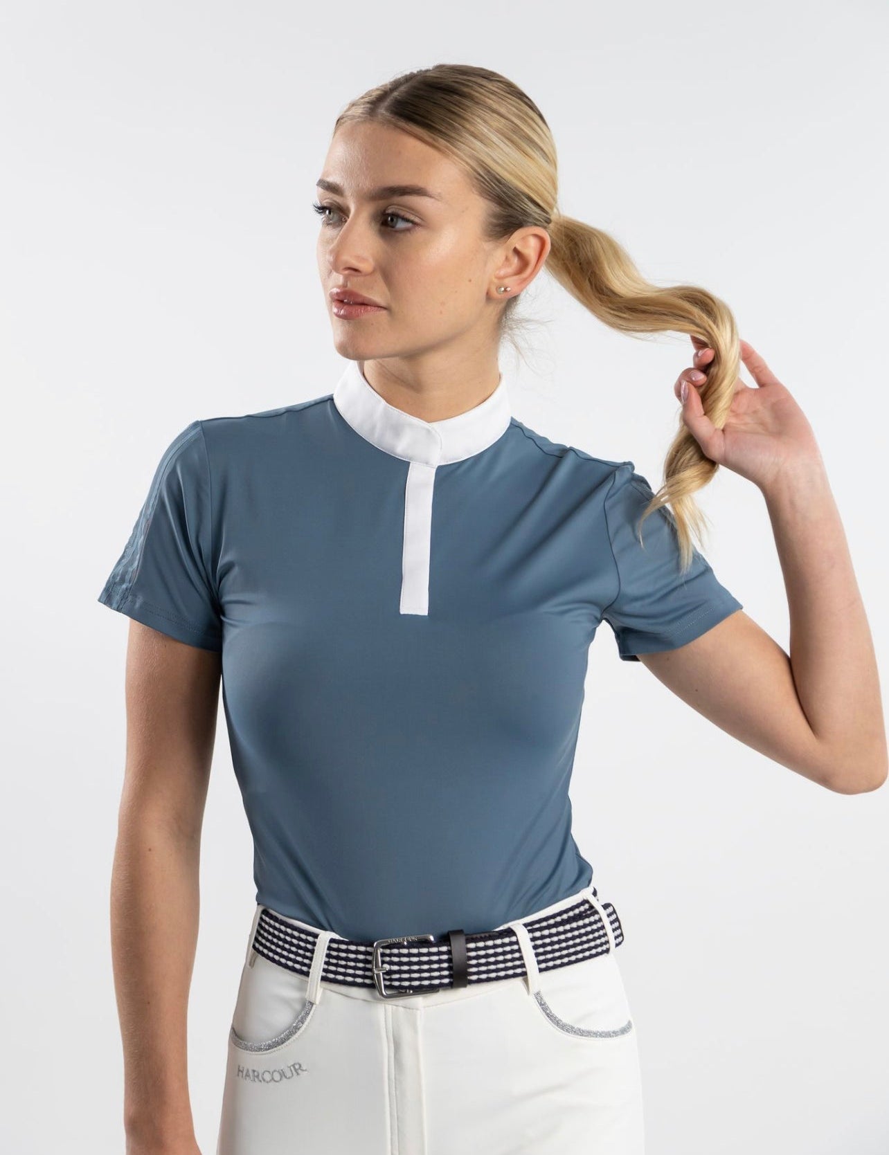 Harcour Prystie Womens Short Sleeve Competition Polo - Harcour USA - Equiluxe Tack