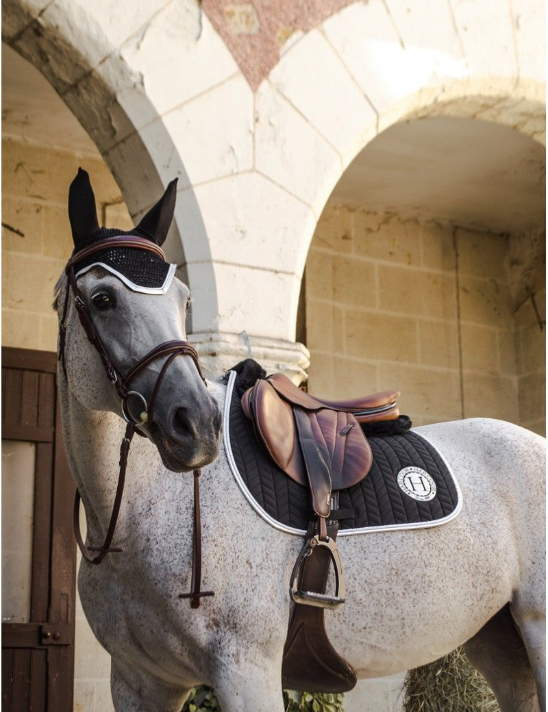Harcour Smaug CSO Saddle Pad & Fancy Fly Bonnet Set - Harcour USA - Equiluxe Tack