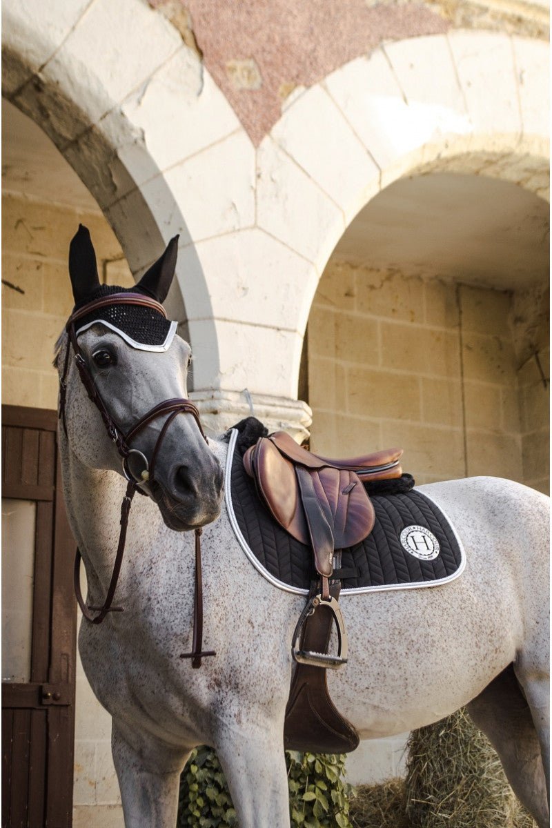 Harcour Smaug CSO Saddle Pad & Fancy Fly Bonnet Set - Harcour USA - Equiluxe Tack