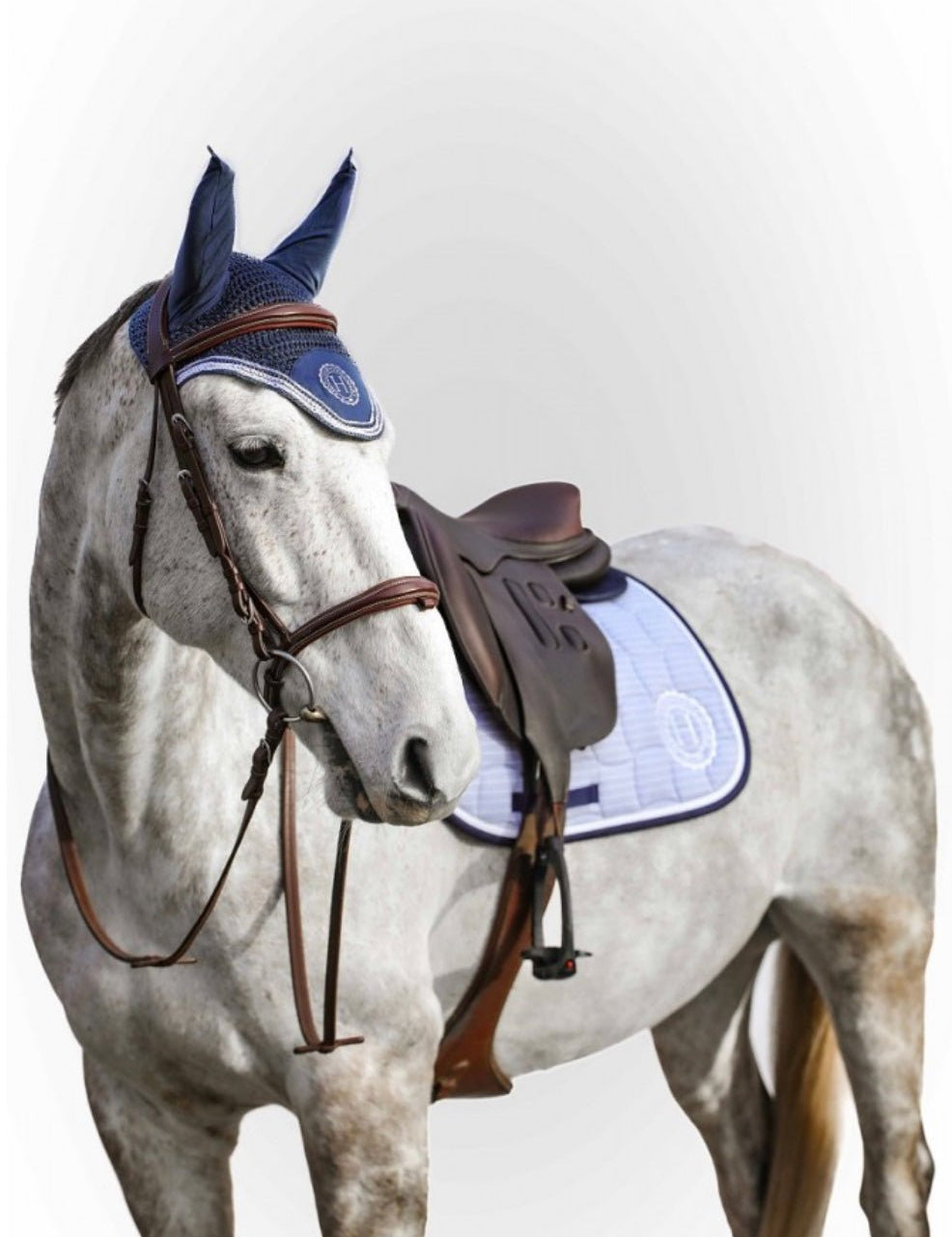 Harcour Surf CSO Saddle Pad & Fleek Fly Bonnet Set - Harcour USA - Equiluxe Tack