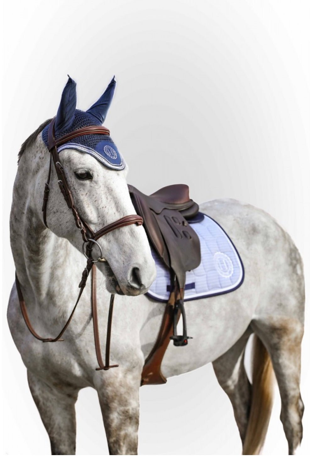 Harcour Surf CSO Saddle Pad & Fleek Fly Bonnet Set - Harcour USA - Equiluxe Tack