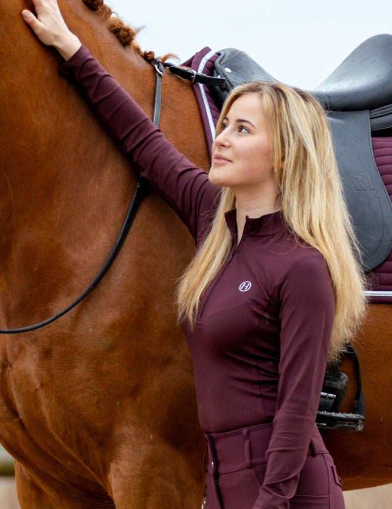 Harcour Tess - Women's Long Sleeve Technical Riding Polo - Harcour USA - Equiluxe Tack