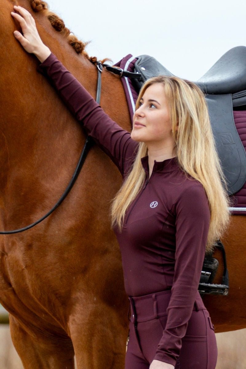 Harcour Tess - Women's Long Sleeve Technical Riding Polo - Harcour USA - Equiluxe Tack