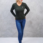 Harcour Toulon Womens V - Neck Pullover - Harcour USA - Equiluxe Tack
