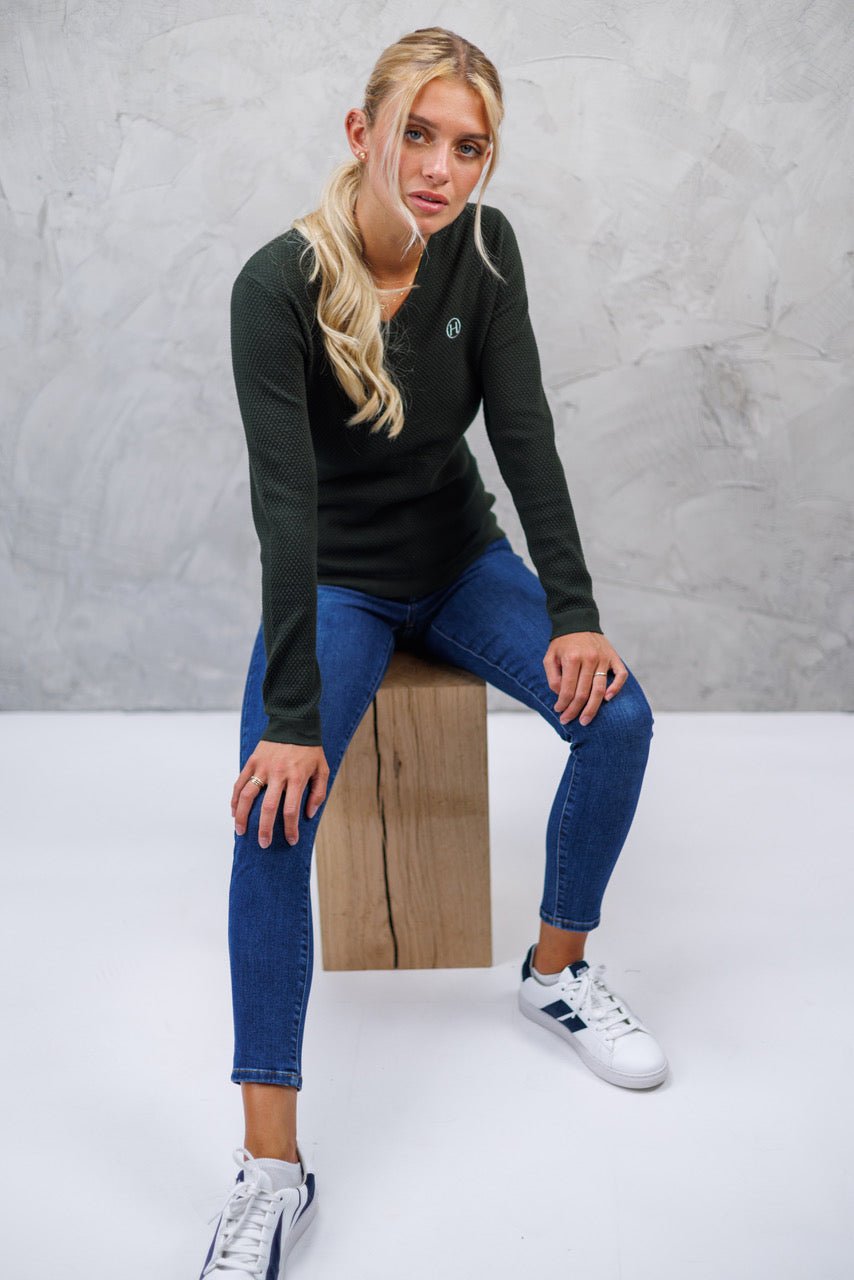 Harcour Toulon Womens V - Neck Pullover - Harcour USA - Equiluxe Tack