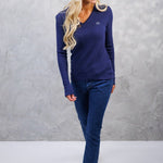 Harcour Toulon Womens V - Neck Pullover - Harcour USA - Equiluxe Tack