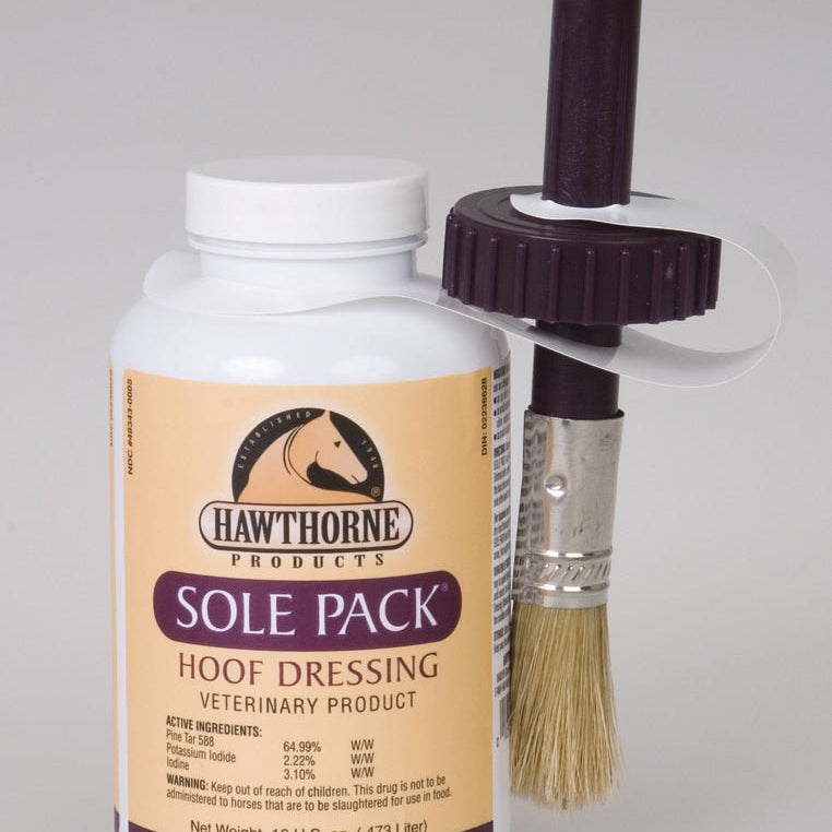 Hawthorne Sole Pack Medicated Hoof Dressing Liquid 16 oz - Equiluxe Tack - Equiluxe Tack