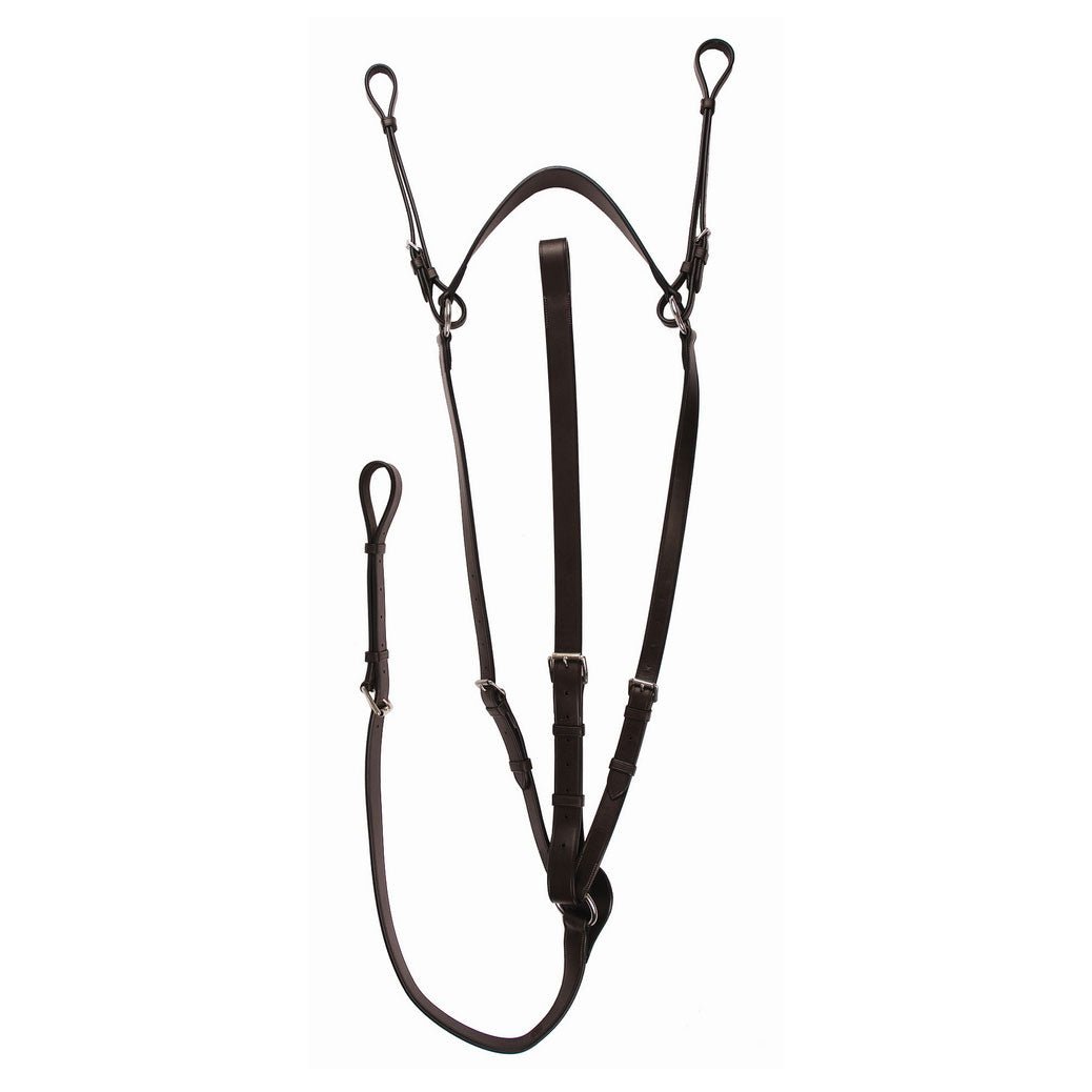 Henri de Rivel Advantage Flat Breastplate Martingale with Standing Attachment - Henri de Rivel - Equiluxe Tack
