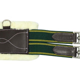 Henri de Rivel Anatomic Jumping Belly Guard Girth with Sherpa Fleece - Henri de Rivel - Equiluxe Tack