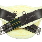 Henri de Rivel Anatomic Jumping Belly Guard Girth with Sherpa Fleece - Henri de Rivel - Equiluxe Tack