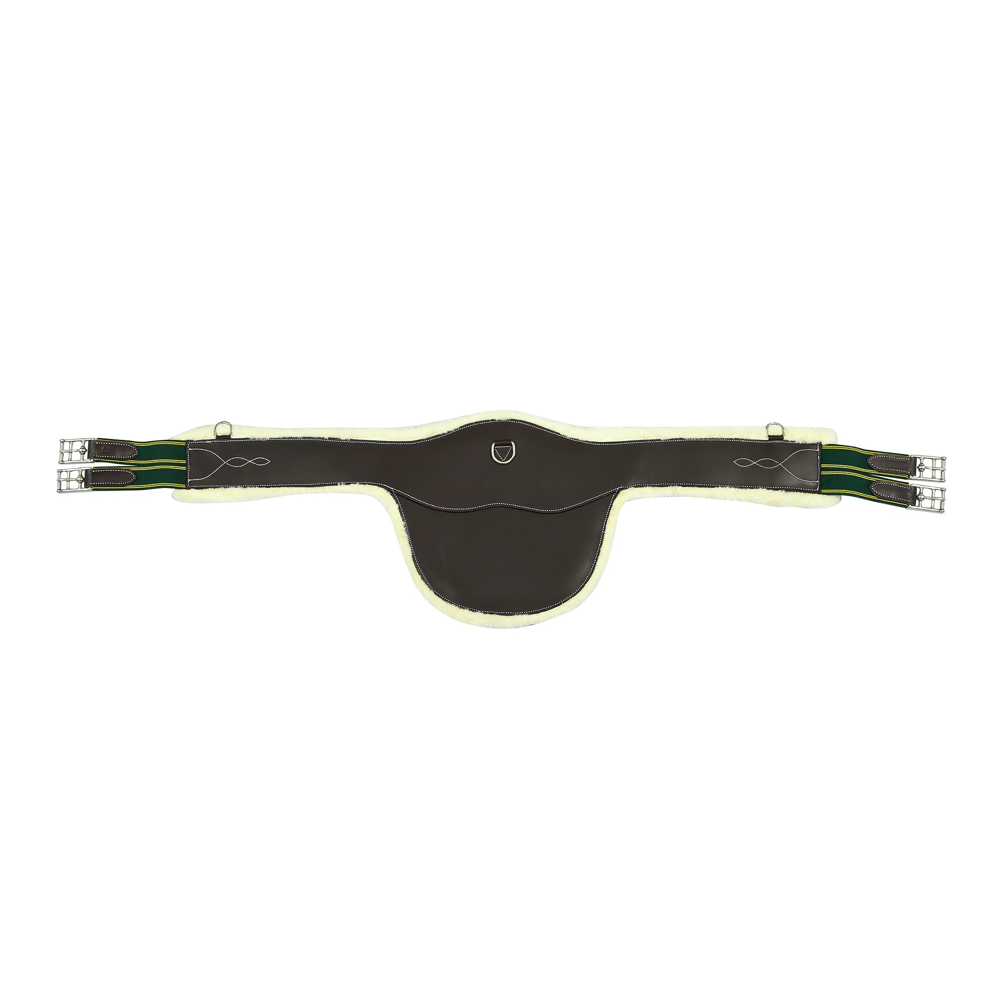 Henri de Rivel Anatomic Jumping Belly Guard Girth with Sherpa Fleece - Henri de Rivel - Equiluxe Tack