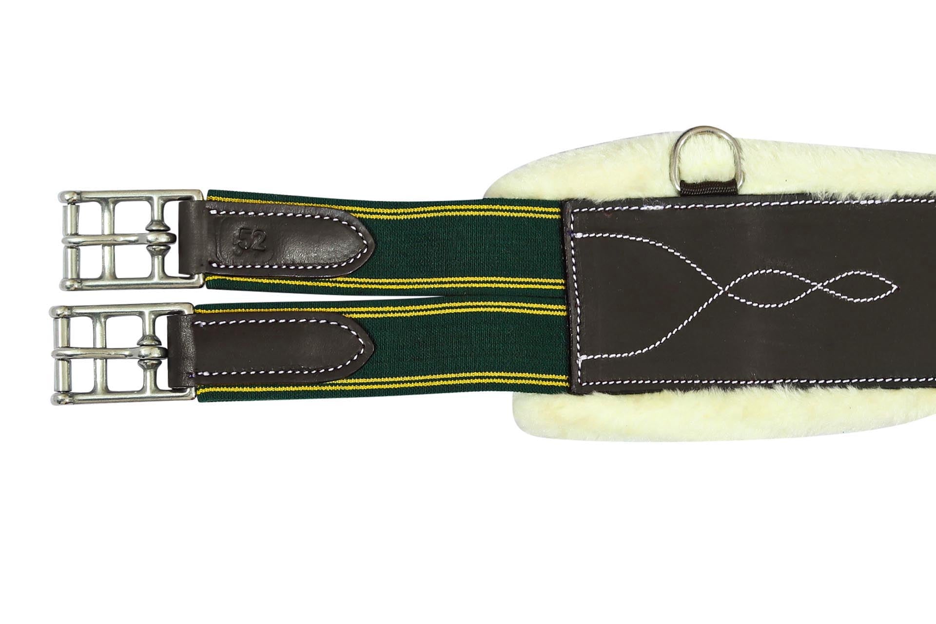 Henri de Rivel Anatomic Jumping Belly Guard Girth with Sherpa Fleece - Henri de Rivel - Equiluxe Tack