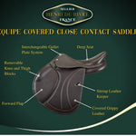 Henri De Rivel Equipe Covered Close Contact IGP Saddle - Henri de Rivel - Equiluxe Tack